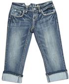 Grace in L.A.Bling Pocket Capri Jeans