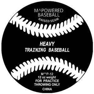 M Powered 12 oz. Heavy Training Baseball (Dozen)