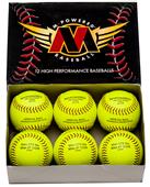 M Powered 7777 Optic Yellow Softball (Dozen)