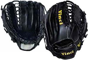 Vinci 12.75" Black Fielders Baseball Glove