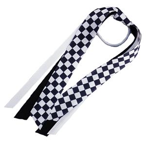 Red Lion Checkerboard Ribbon Ponytail Streamers