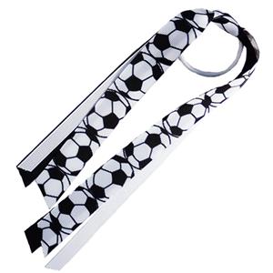 Red Lion Soccer Ball Ribbon Ponytail Streamers