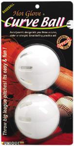 Unique Sports Hot Glove Plastic Curve Baseballs