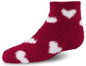 World's Softest Youth Cozy Spa Quarter Heart Socks