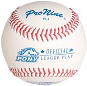Pro Nine Youth Pony Play League Baseballs (DZ)