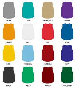 Baseball Double Knit Poly Sleeveless Jersey