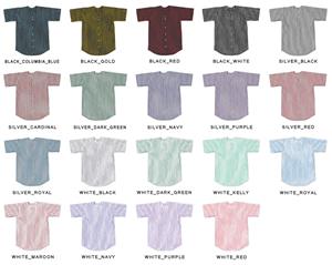 Baseball Pro-Style Knitted Color Pinstripe Jersey