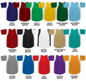 Baseball All Pro-Weight Full Button Jersey