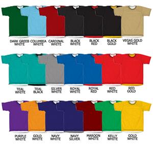 Soccer Round Neck Tricot Mesh Reversible Jersey