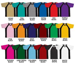 Soccer V-Neck Cool Mesh (No Holes) Neck & Arm Trim