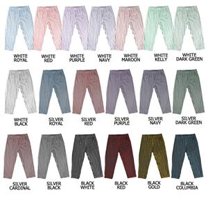 Baseball/Softball Pull Up Pants w/Pinstripes