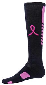 pink ribbon socks