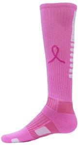 Red Lion Pegasus Pink Ribbon Athletic Socks