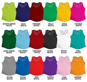 Softball Double Knit Jersey w/White Collar
