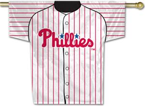 MLB Philadelphia Phillies 2-Sided Jersey Banner