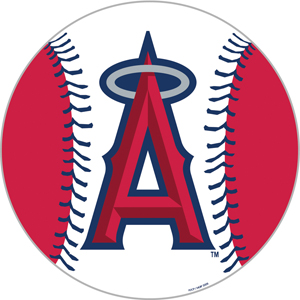 MLB Anaheim Angels 12" Die Cut Car Magnets