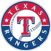 MLB Texas Rangers 12" Die Cut Car Magnets