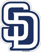 MLB San Diego Padres 12" Die Cut Car Magnets