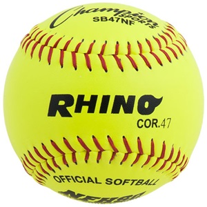 Champion NFHS Leather 12" Softballs (DOZEN)