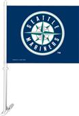 MLB Seattle Mariners 2-Sided 11" x 14" Car Flag MLB Seattle Mariners 2-Sided 11" x 14" Car Flag