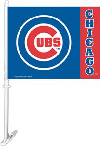 MLB Chicago Cubs 2-Sided 11" x 14" Car Flag