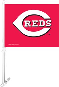 MLB Cincinnati Reds 2-Sided 11" x 14" Car Flag