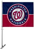 MLB Washington Nationals 2-Sided 11"x14" Car Flag MLB Washington Nationals 2-Sided 11"x14" Car Flag