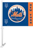 MLB New York Mets 2-Sided 11" x 14" Car Flag