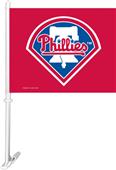 MLB Philadelphia Phillies 2-Sided 11"x14" Car Flag