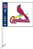 MLB St. Louis Cardinals 2-Sided 11" x 14" Car Flag