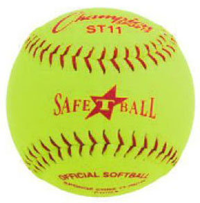 Champion 11" Syn. Leather Safety Softballs (DOZEN)