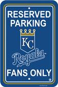 MLB Kansas City Royals Plastic Parking Sign MLB Kansas City Royals Plastic Parking Sign