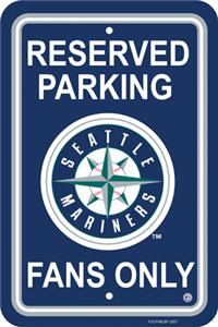 MLB Seattle Mariners Plastic Parking Sign