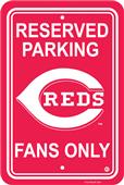 MLB Cincinnati Reds Plastic Parking Sign MLB Cincinnati Reds Plastic Parking Sign