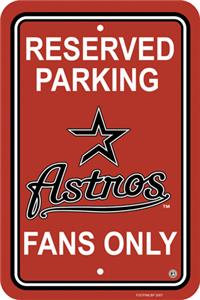 MLB Houston Astros Plastic Parking Sign