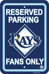 MLB Tampa Bay Rays Plastic Parking Sign