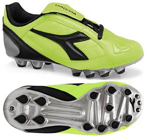 Diadora DD-Eleven MD PU JR Soccer Cleats - Yellow