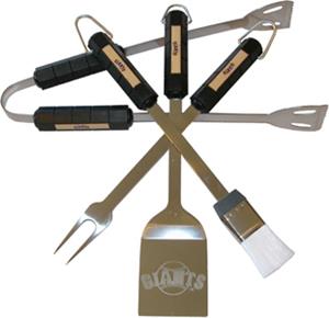 MLB San Francisco Giants 4 Piece BBQ Grilling Set