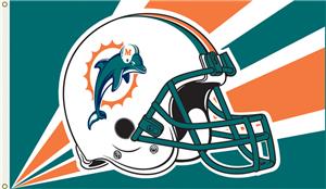 NFL Miami Dolphins 3' x 5' Flag w/Grommets