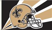 NFL New Orleans Saints 3' x 5' Flag w/Grommets NFL New Orleans Saints 3' x 5' Flag w/Grommets