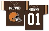 NFL Cleveland Browns 2-Sided Jersey Banner