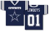 NFL Dallas Cowboys 2-Sided Jersey Banner