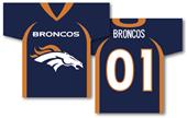 NFL Denver Broncos 2-Sided Jersey Banner
