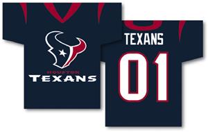 NFL Houston Texans 2-Sided Jersey Banner