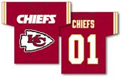 NFL Kansas City Chiefs 2-Sided Jersey Banner
