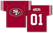 NFL San Francisco 49ers 2-Sided Jersey Banner