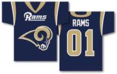 NFL St. Louis Rams 2-Sided Jersey Banner