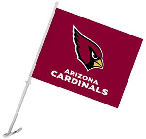 NFL Arizona Cardinals 2-Sided 11" x 14" Car Flag