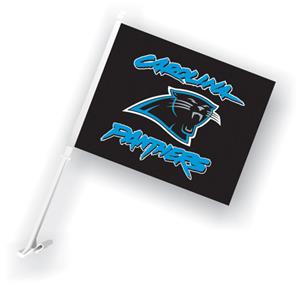 NFL Carolina Panthers 2-Sided 11" x 14" Car Flag