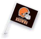 NFL Cleveland Browns 2-Sided 11" x 14" Car Flag